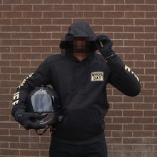 Load image into Gallery viewer, Raw Aramid Armoured Motorcycle Hoodie (Pullover)