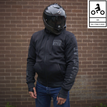 Load image into Gallery viewer, Zipped Blacked Out Armoured Hoodie