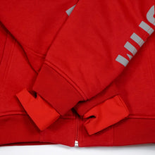 Load image into Gallery viewer, WH05DAT Red Armoured Motorcycle Hoodie (Zipped)