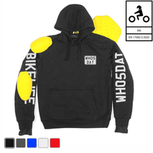 Load image into Gallery viewer, WH05DAT Armoured Motorcycle Hoodie (Pullover)