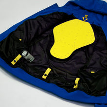 Load image into Gallery viewer, WH05DAT Blue Armoured Motorcycle Hoodie (Zipped)