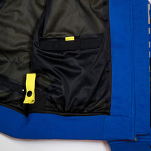 Load image into Gallery viewer, WH05DAT Blue Armoured Motorcycle Hoodie (Zipped)