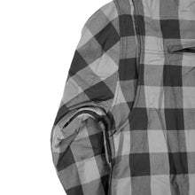 Load image into Gallery viewer, WH05DAT Armoured Motorcycle Flannel Shirt (Grey)