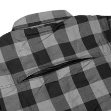 Load image into Gallery viewer, WH05DAT Armoured Motorcycle Flannel Shirt (Grey)