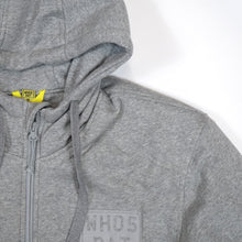 Load image into Gallery viewer, WH05DAT Grey Armoured Motorcycle Hoodie (Zipped)