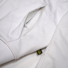 Load image into Gallery viewer, WH05DAT White Armoured Motorcycle Hoodie (Zipped)