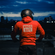 Load image into Gallery viewer, WH05DAT Red Armoured Motorcycle Hoodie (Zipped)