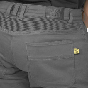 GREY Armoured Motorcycle Cargo Pants