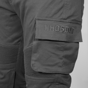 GREY Armoured Motorcycle Cargo Pants