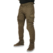 Load image into Gallery viewer, KHAKI Armoured Motorcycle Cargo Pants
