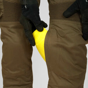 KHAKI Armoured Motorcycle Cargo Pants