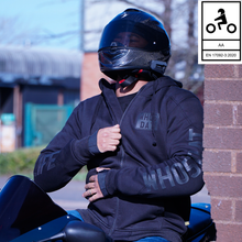 Load image into Gallery viewer, Zipped Blacked Out Armoured Hoodie
