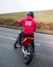 Load image into Gallery viewer, WH05DAT Red Armoured Motorcycle Hoodie (Zipped)
