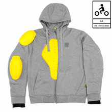 Load image into Gallery viewer, WH05DAT Stealth Armoured Hoodie Grey (Zipped)
