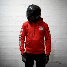 Load image into Gallery viewer, WH05DAT Red Armoured Motorcycle Hoodie (Pullover)
