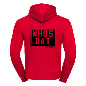 OG WH05DAT Red/Black Hoodie (Two-Sided)