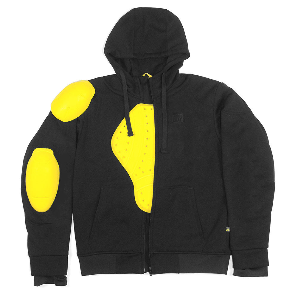 WH05DAT Stealth Armoured Motorcycle Hoodie (Zipped)