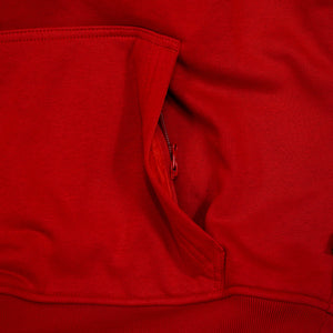 WH05DAT Red Armoured Motorcycle Hoodie (Pullover)