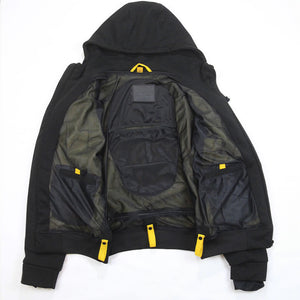 WH05DAT Stealth Armoured Motorcycle Hoodie (Zipped)