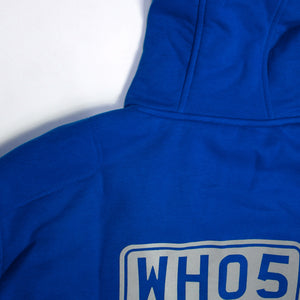 WH05DAT BLUE Armoured Motorcycle Hoodie (Zipped)