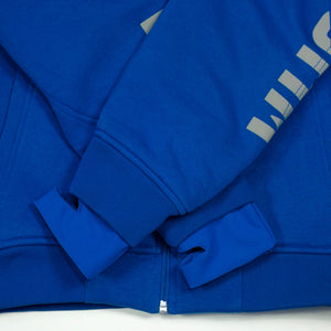 WH05DAT BLUE Armoured Motorcycle Hoodie (Zipped)
