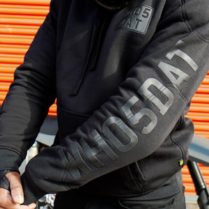 *NEW* Blacked Out Armoured Motorcycle Hoodie
