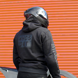 *NEW* Blacked Out Armoured Motorcycle Hoodie