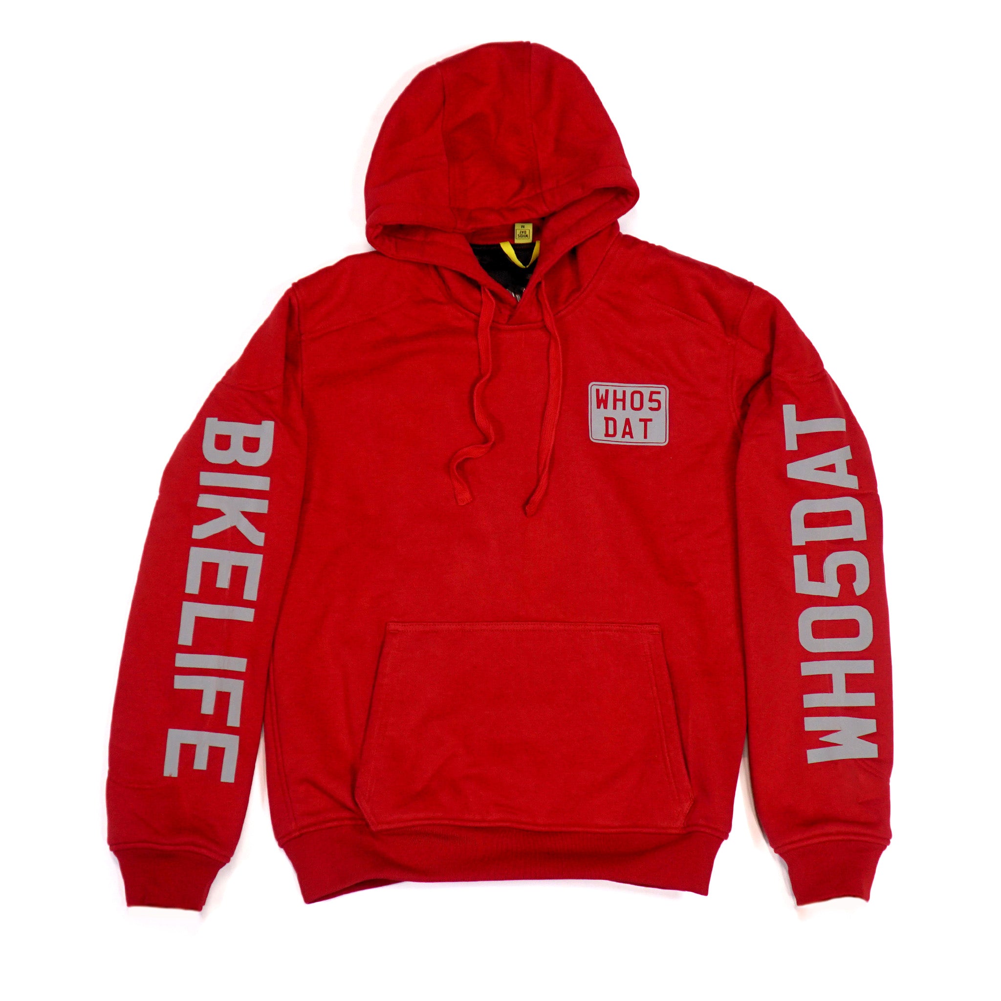 how 和田颯 Hoodie 001 Reflective WH05DAT Hoodie (Red)