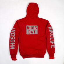 Load image into Gallery viewer, WH05DAT Red Armoured Motorcycle Hoodie (Pullover)
