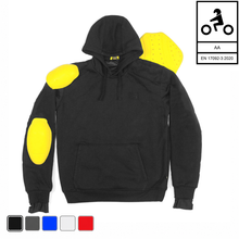 Load image into Gallery viewer, WH05DAT Stealth Armoured Motorcycle Hoodie (Pullover)
