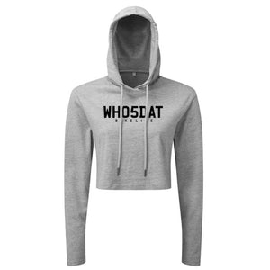 WH05DAT Cropped Hooded Longsleeve T-Shirt (Grey)