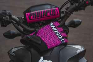 Padded Statement Gloves (Hot Pink)