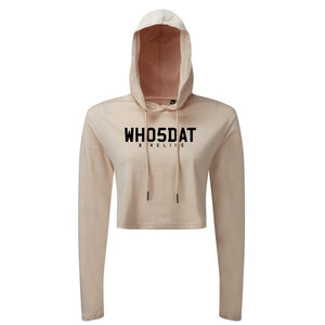 WH05DAT Cropped Hooded Longsleeve T-Shirt (Nude)