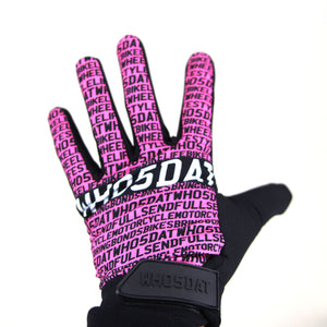 Padded Statement Gloves (Hot Pink)