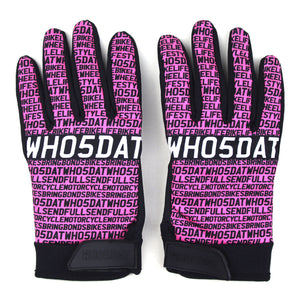 Padded Statement Gloves (Hot Pink)