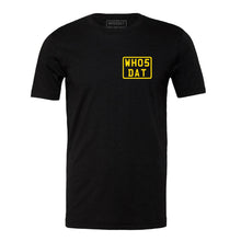 Load image into Gallery viewer, Reversed WH05DAT Black Tee (Yellow)
