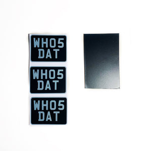 x3 Reversed WH05DAT Stickers (Colour options)