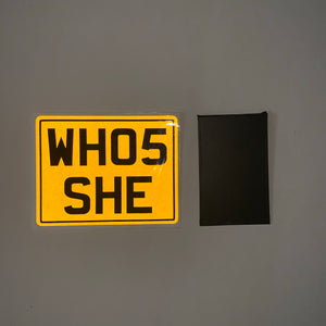x1 Large WH05SHE Sticker (Colour Options)