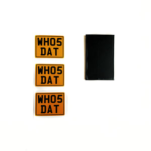 x3 Original WH05DAT Stickers (Colour options)