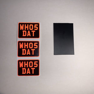 x3 Reversed WH05DAT Stickers (Colour options)