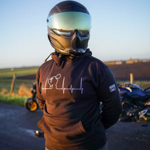 Wheelie Heartbeat Hoodie