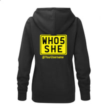 Load image into Gallery viewer, Customisable WH05SHE Hoodie (Colour options)
