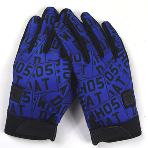 Padded Stickerbomb Gloves (Blue/Black)